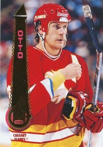 #217 Joel Otto - Calgary Flames - 1994-95 Pinnacle Hockey