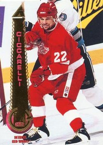 #241 Dino Ciccarelli - Detroit Red Wings - 1994-95 Pinnacle Hockey