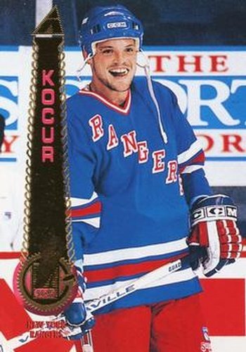 #243 Joey Kocur - New York Rangers - 1994-95 Pinnacle Hockey