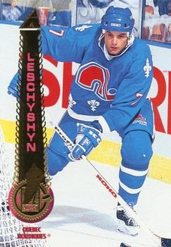 #24 Curtis Leschyshyn - Quebec Nordiques - 1994-95 Pinnacle Hockey