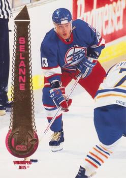 #25 Teemu Selanne - Winnipeg Jets - 1994-95 Pinnacle Hockey