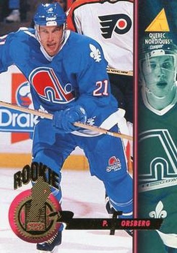 #266 Peter Forsberg - Quebec Nordiques - 1994-95 Pinnacle Hockey