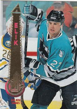 #275 Todd Elik - San Jose Sharks - 1994-95 Pinnacle Hockey