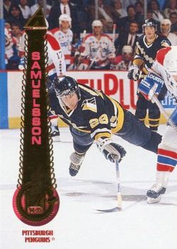 #277 Kjell Samuelsson - Pittsburgh Penguins - 1994-95 Pinnacle Hockey