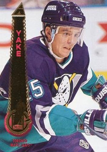 #282 Terry Yake - Toronto Maple Leafs - 1994-95 Pinnacle Hockey