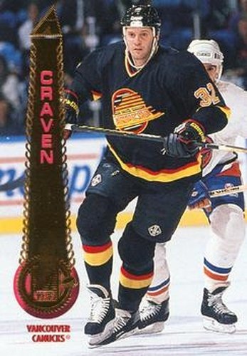 #291 Murray Craven - Vancouver Canucks - 1994-95 Pinnacle Hockey