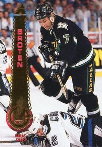 #293 Neal Broten - Dallas Stars - 1994-95 Pinnacle Hockey