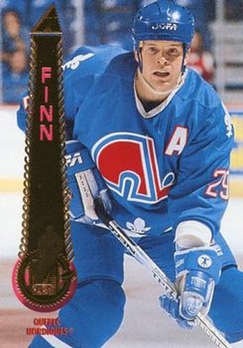 #312 Steven Finn - Quebec Nordiques - 1994-95 Pinnacle Hockey