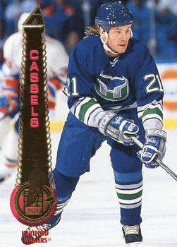 #319 Andrew Cassels - Hartford Whalers - 1994-95 Pinnacle Hockey