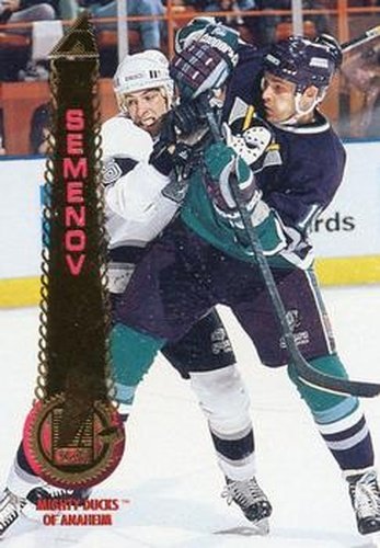 #322 Anatoli Semenov - Anaheim Mighty Ducks - 1994-95 Pinnacle Hockey