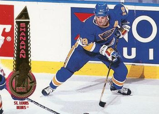 #32 Brendan Shanahan - St. Louis Blues - 1994-95 Pinnacle Hockey