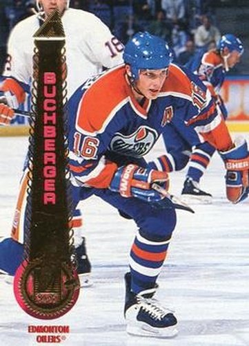 #332 Kelly Buchberger - Edmonton Oilers - 1994-95 Pinnacle Hockey