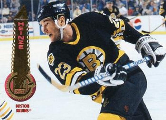 #341 Steve Heinze - Boston Bruins - 1994-95 Pinnacle Hockey