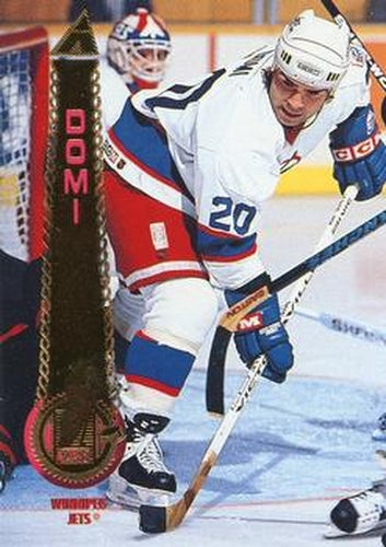 #344 Tie Domi - Winnipeg Jets - 1994-95 Pinnacle Hockey