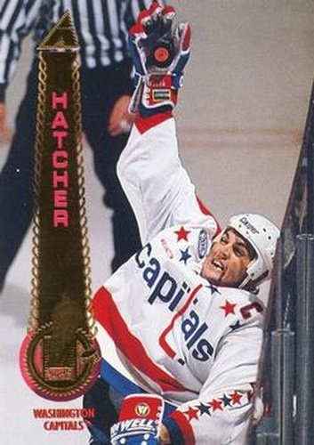 #345 Kevin Hatcher - Washington Capitals - 1994-95 Pinnacle Hockey