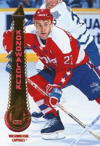 #348 Steve Konowalchuk - Washington Capitals - 1994-95 Pinnacle Hockey