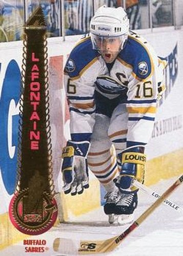 #350 Pat LaFontaine - Buffalo Sabres - 1994-95 Pinnacle Hockey