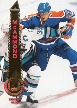 #358 Dean McAmmond - Edmonton Oilers - 1994-95 Pinnacle Hockey