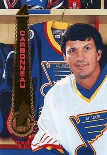 #372 Guy Carbonneau - St. Louis Blues - 1994-95 Pinnacle Hockey