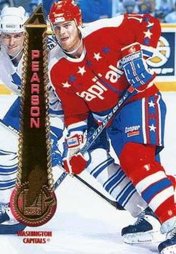 #375 Rob Pearson - Washington Capitals - 1994-95 Pinnacle Hockey