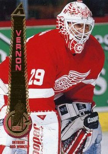 #377 Mike Vernon - Detroit Red Wings - 1994-95 Pinnacle Hockey