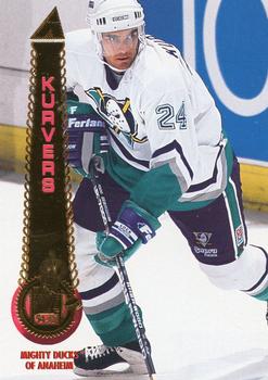 #380 Tom Kurvers - Anaheim Mighty Ducks - 1994-95 Pinnacle Hockey