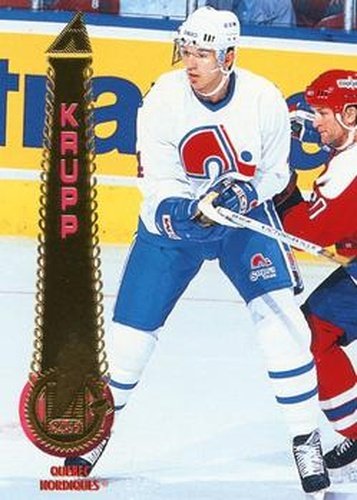#382 Uwe Krupp - Quebec Nordiques - 1994-95 Pinnacle Hockey