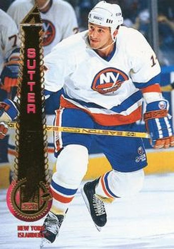 #383 Ron Sutter - New York Islanders - 1994-95 Pinnacle Hockey