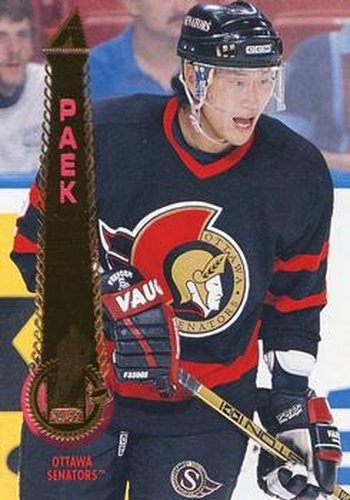 #389 Jim Paek - Ottawa Senators - 1994-95 Pinnacle Hockey