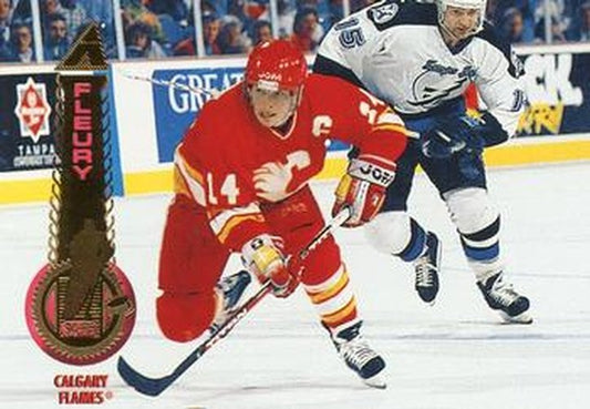 #38 Theoren Fleury - Calgary Flames - 1994-95 Pinnacle Hockey