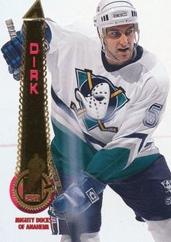 #405 Robert Dirk - Anaheim Mighty Ducks - 1994-95 Pinnacle Hockey