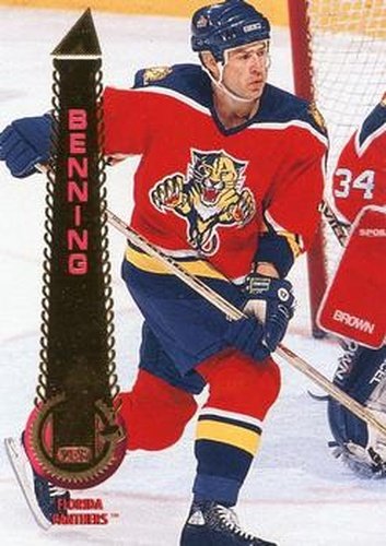 #414 Brian Benning - Florida Panthers - 1994-95 Pinnacle Hockey