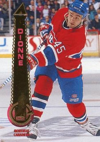 #422 Gilbert Dionne - Montreal Canadiens - 1994-95 Pinnacle Hockey