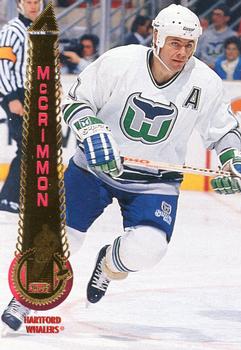 #427 Brad McCrimmon - Hartford Whalers - 1994-95 Pinnacle Hockey