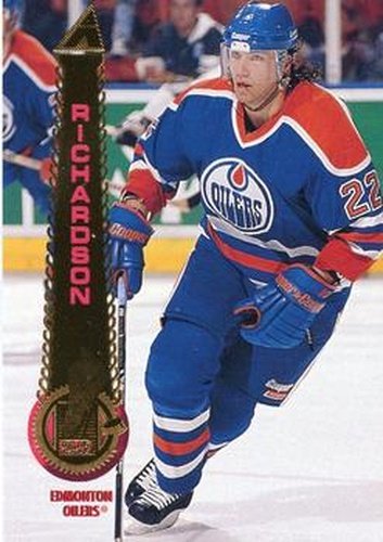 #431 Luke Richardson - Edmonton Oilers - 1994-95 Pinnacle Hockey