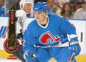 #432 Adam Foote - Quebec Nordiques - 1994-95 Pinnacle Hockey