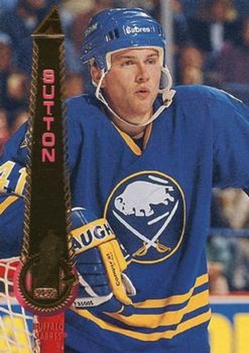 #437 Ken Sutton - Buffalo Sabres - 1994-95 Pinnacle Hockey