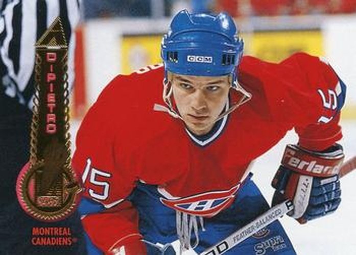 #443 Paul DiPietro - Montreal Canadiens - 1994-95 Pinnacle Hockey