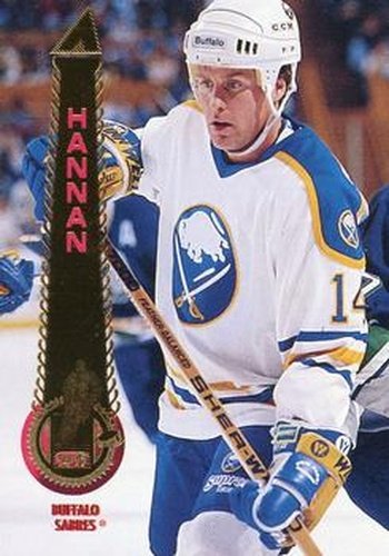 #446 Dave Hannan - Buffalo Sabres - 1994-95 Pinnacle Hockey