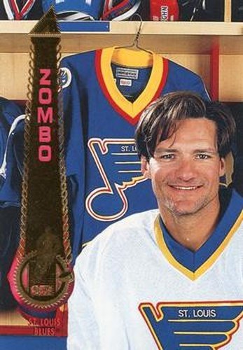 #447 Rick Zombo - St. Louis Blues - 1994-95 Pinnacle Hockey