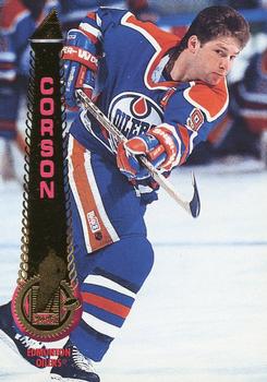 #44 Shayne Corson - Edmonton Oilers - 1994-95 Pinnacle Hockey