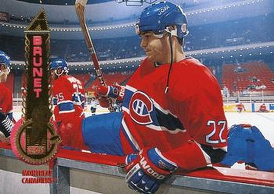 #452 Benoit Brunet - Montreal Canadiens - 1994-95 Pinnacle Hockey