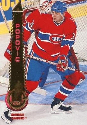 #457 Peter Popovic - Montreal Canadiens - 1994-95 Pinnacle Hockey