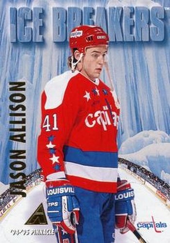 #474 Jason Allison - Washington Capitals - 1994-95 Pinnacle Hockey