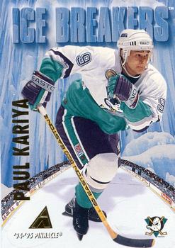 #480 Paul Kariya - Anaheim Mighty Ducks - 1994-95 Pinnacle Hockey