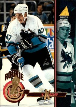 #481 Viktor Kozlov - San Jose Sharks - 1994-95 Pinnacle Hockey