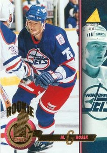 #482 Michal Grosek - Winnipeg Jets - 1994-95 Pinnacle Hockey