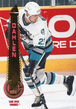 #48 Ulf Dahlen - San Jose Sharks - 1994-95 Pinnacle Hockey