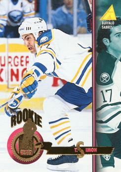 #491 Todd Simon - Buffalo Sabres - 1994-95 Pinnacle Hockey