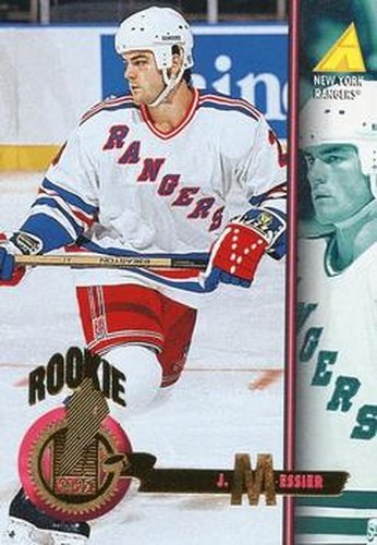 #497 Joby Messier - New York Rangers - 1994-95 Pinnacle Hockey